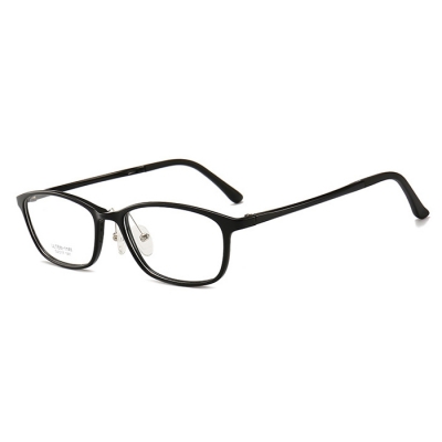 OULE 男女同款舒适塑钢眼镜 时尚窄框自适应鼻托眼镜架 灰色
