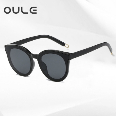 OULE GM同款太阳镜 男女潮流复古韩版时尚网红墨镜 黑色